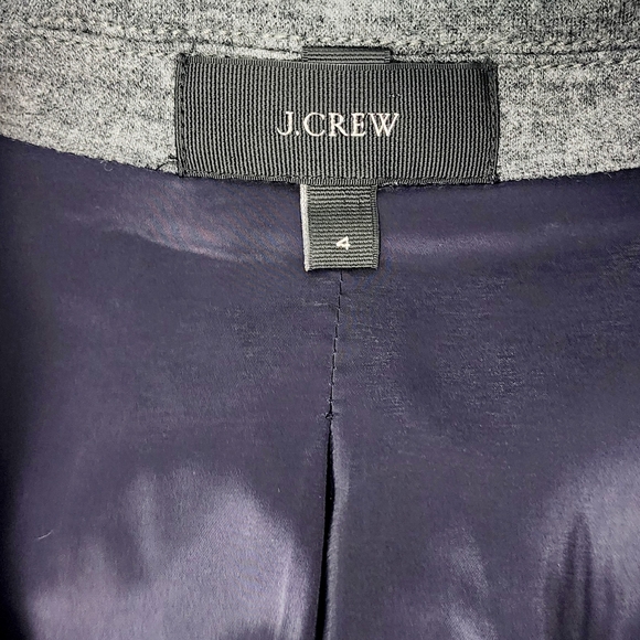 J.Crew cotton/ wool color block button up blazer - Picture 5 of 9